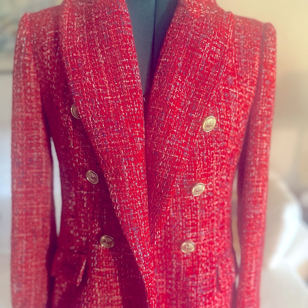 ZARA tweed favorite blogger blazer
